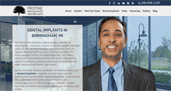 Desktop Screenshot of dentalimplantsinbirminghammi.com
